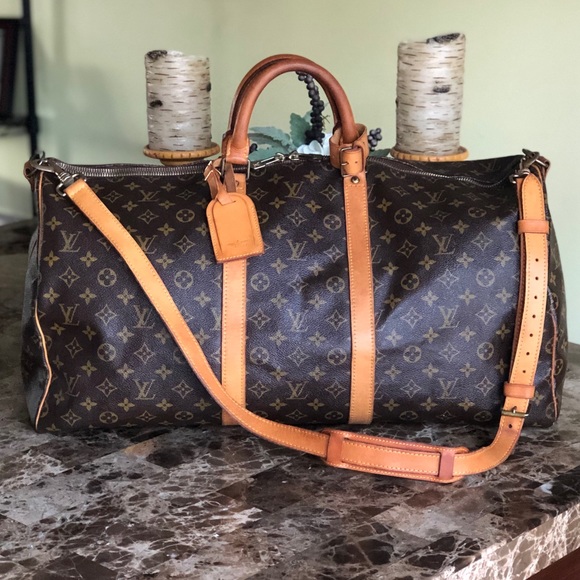 Louis Vuitton Handbags - AUTH Louis Vuitton Keepall 55 Bandouliere & EXTRAS